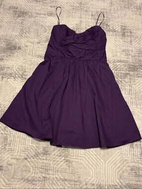 Express Deep Purple Spaghetti Strap Dress